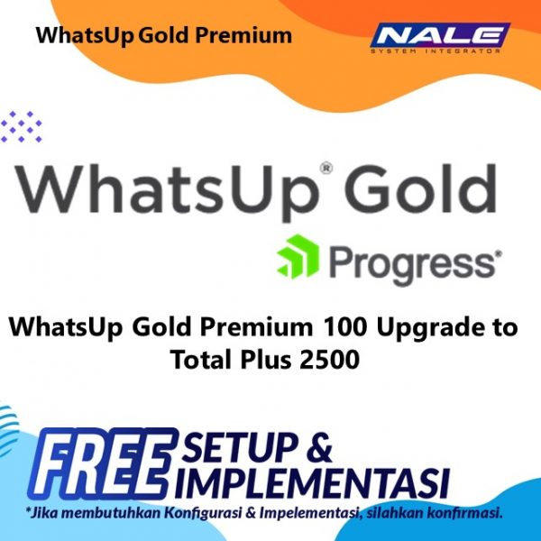 WhatsUp Gold Premium 100 Upgrade to Total Plus 2500